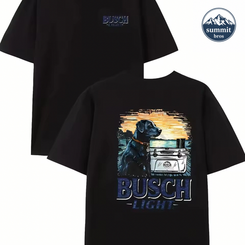 Busch Light Sunset Dog T-Shirt